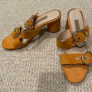 Zara heeled sandals size 7